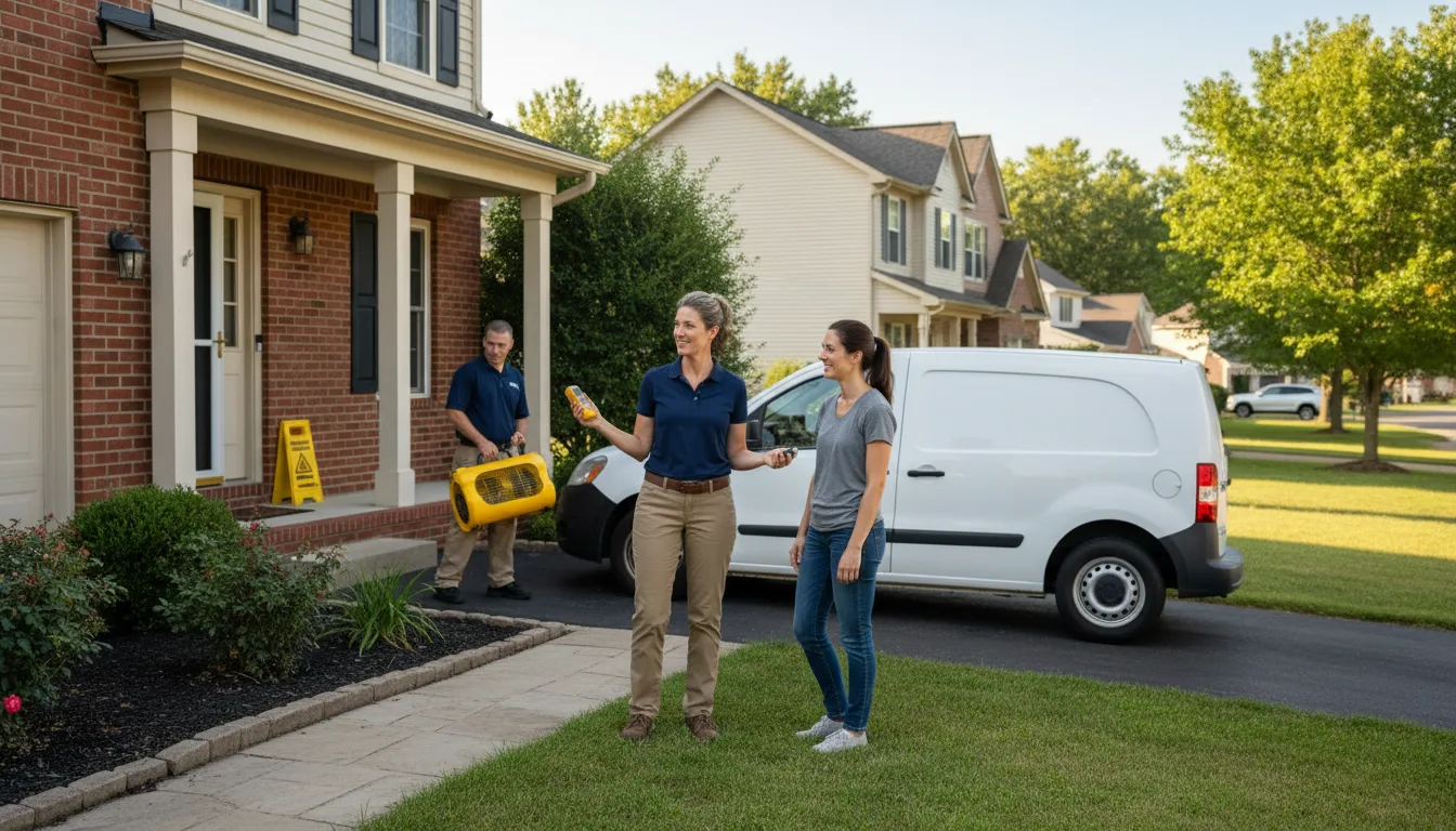 Residential water damage restoration in Shonto, AZ